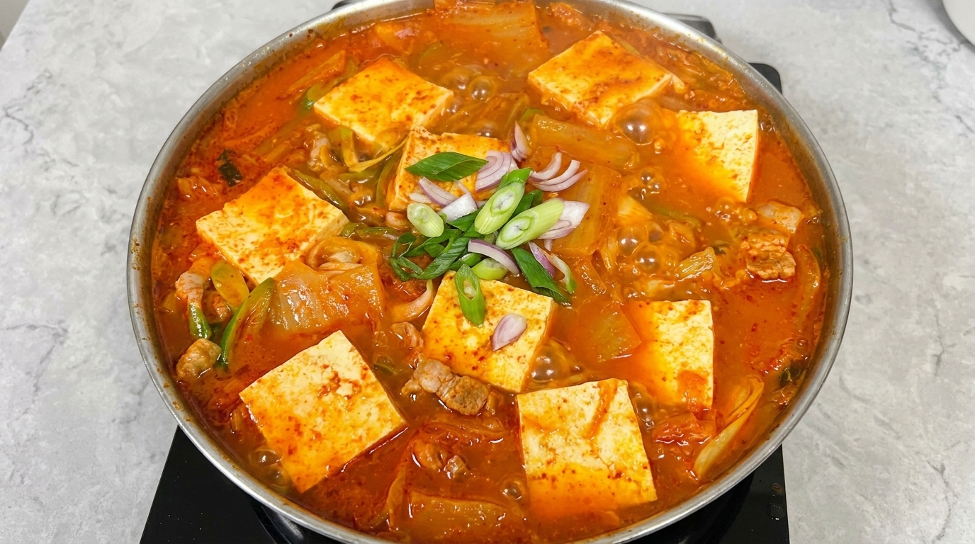 Kimchi Jjigae : l’authentique ragoût de kimchi coréen au porc