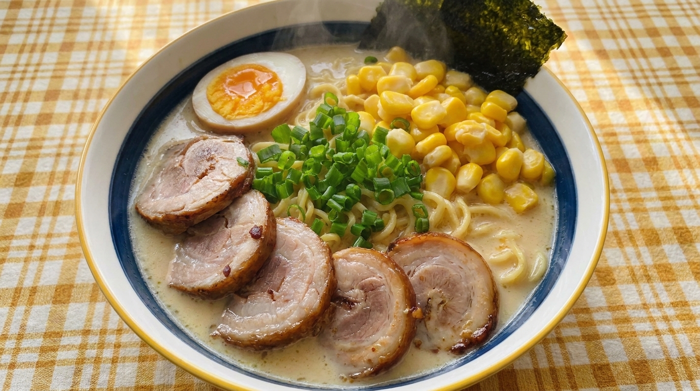 Ramen Tonkotsu Japonais au Chashu Maison