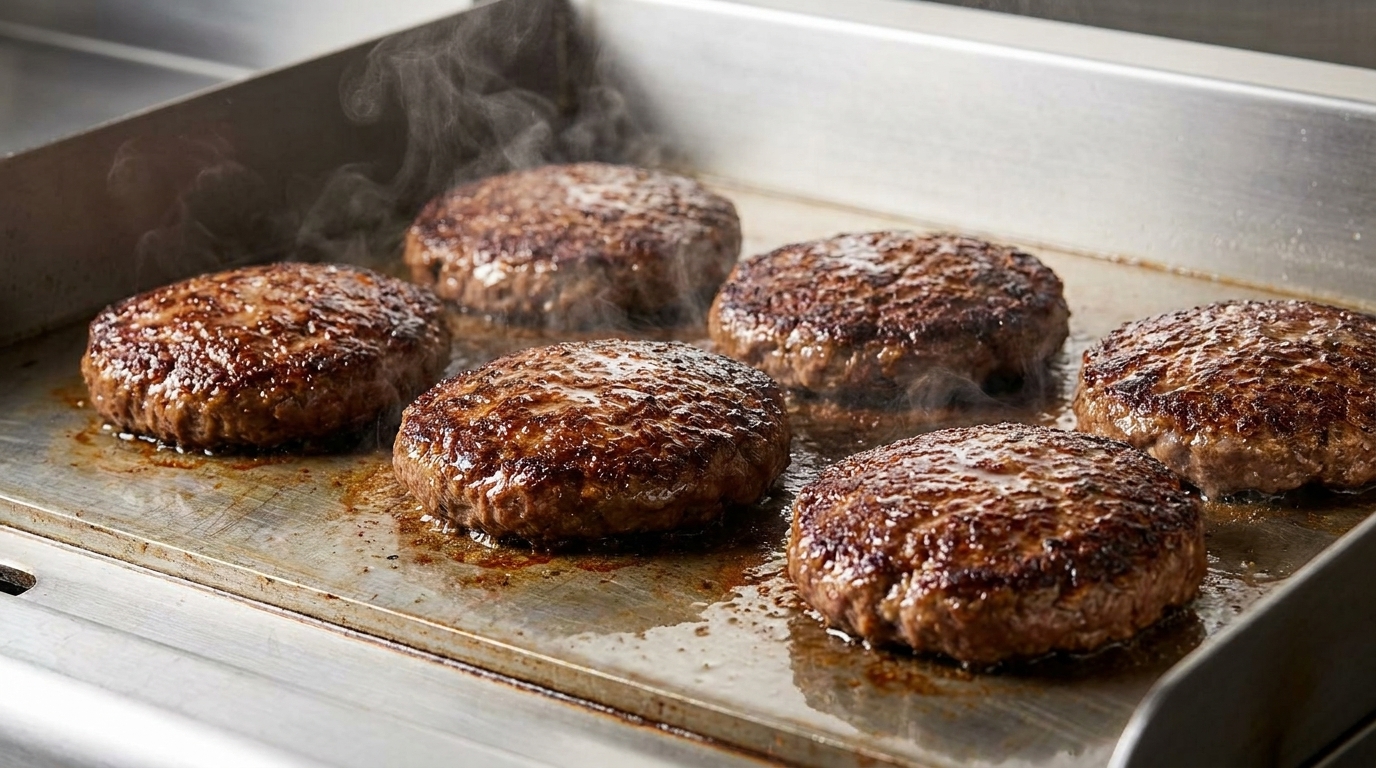Les Parfaits Steaks Hachés de Bœuf à la Plancha