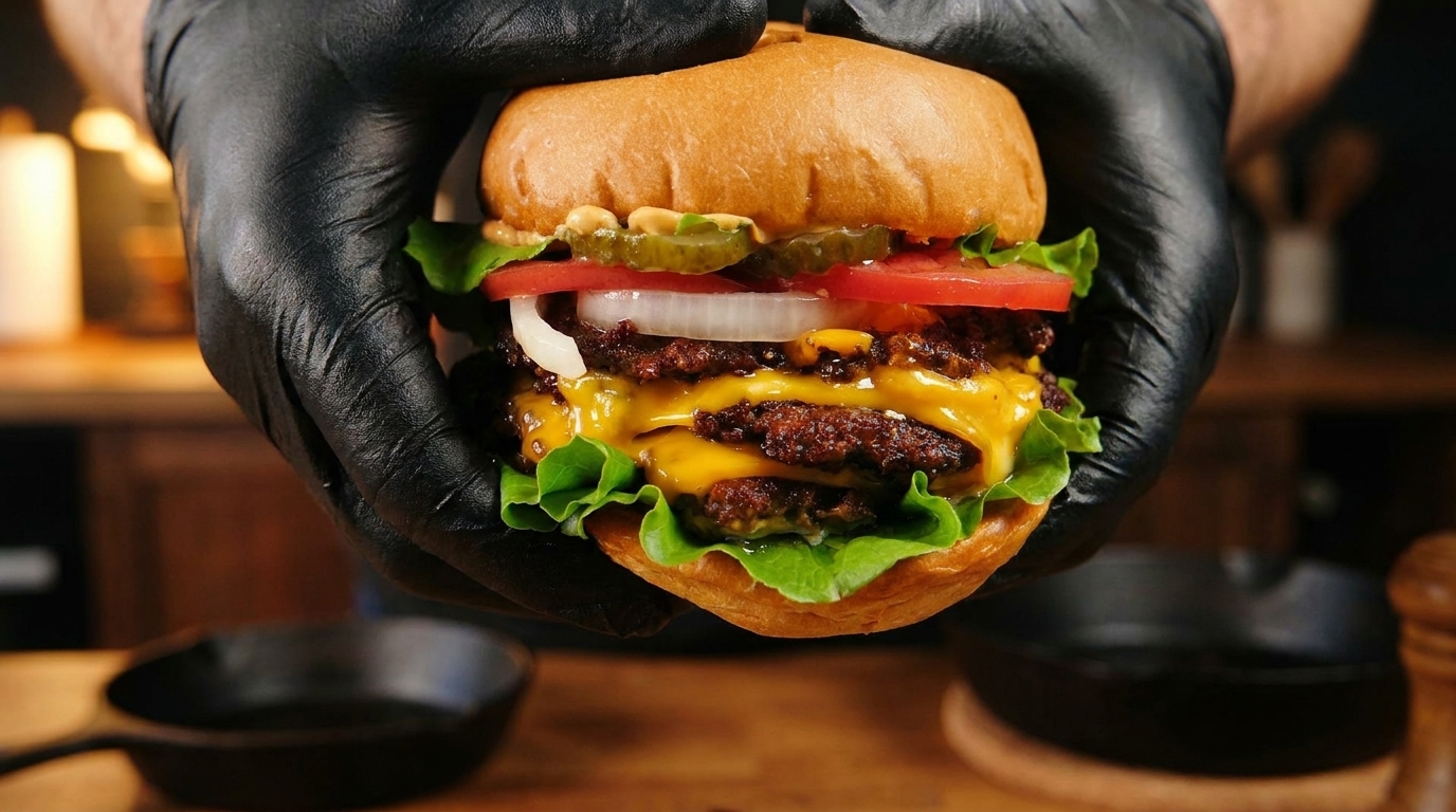 L'Ultime Triple Cheeseburger Américain Classique