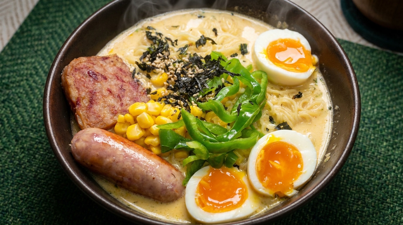 Ramen instantané crémeux ultime (L'astuce à la mayonnaise Kewpie)