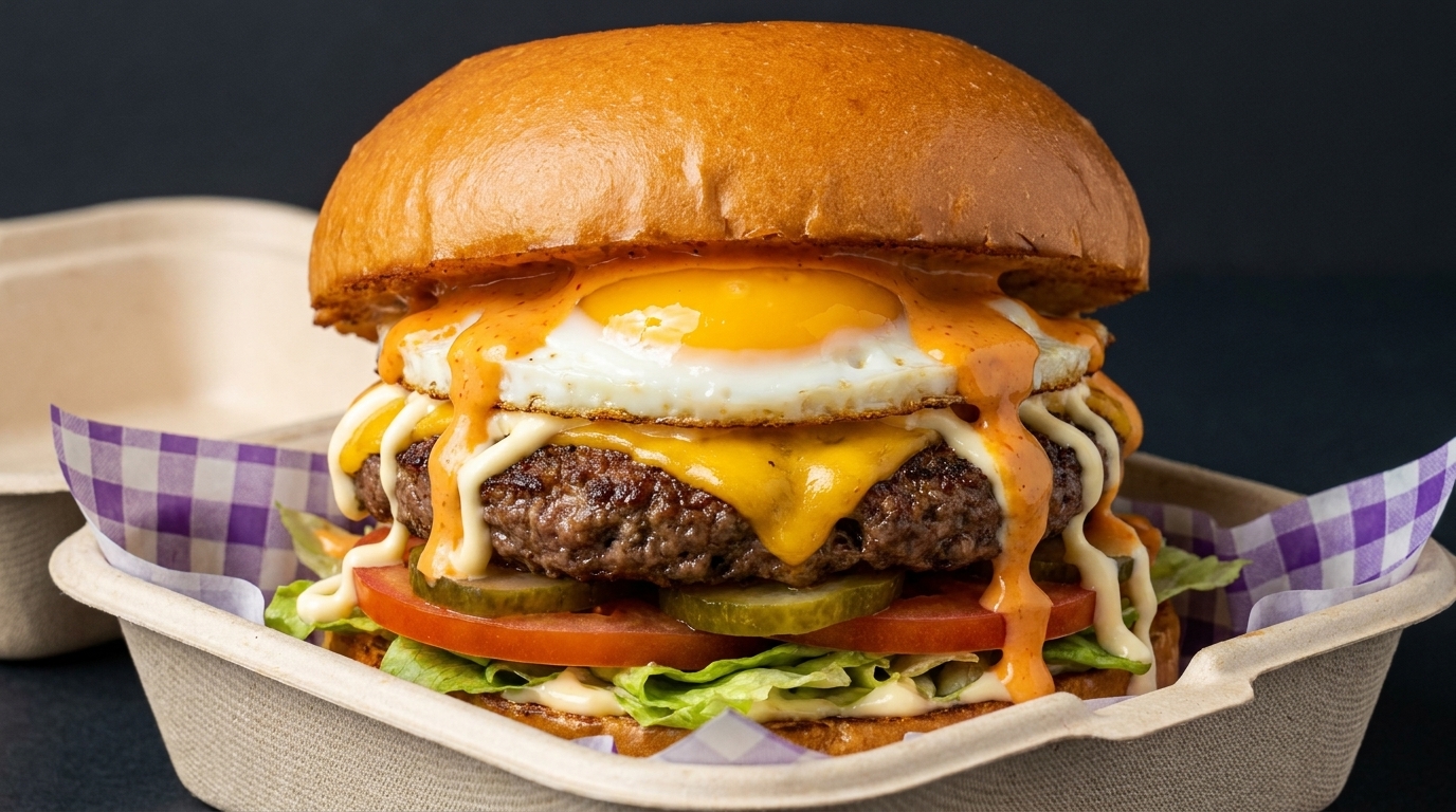 L'Ultime Burger au Bœuf, Œuf et Fromage