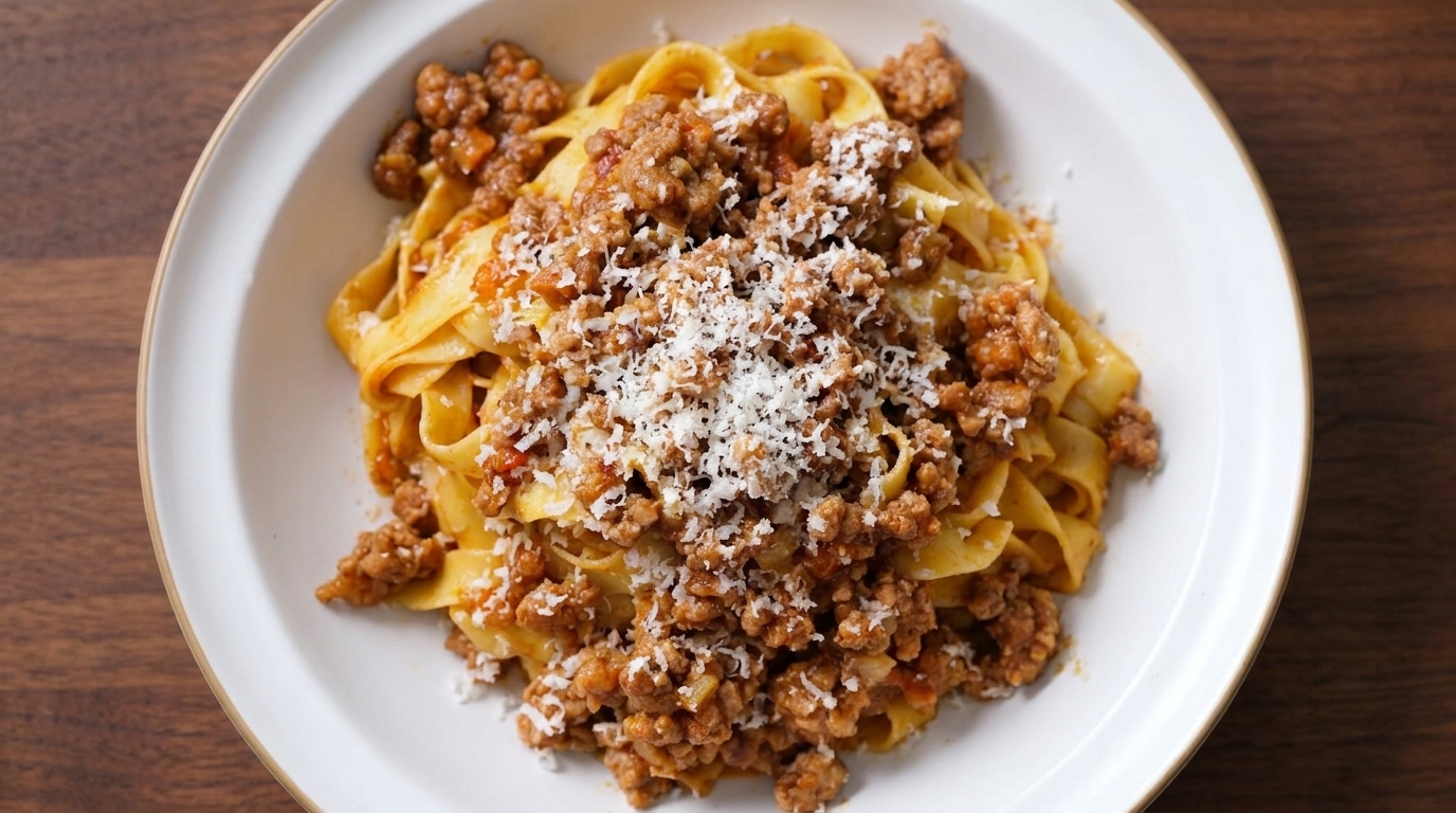 Tagliatelles au Ragoût Authentiques