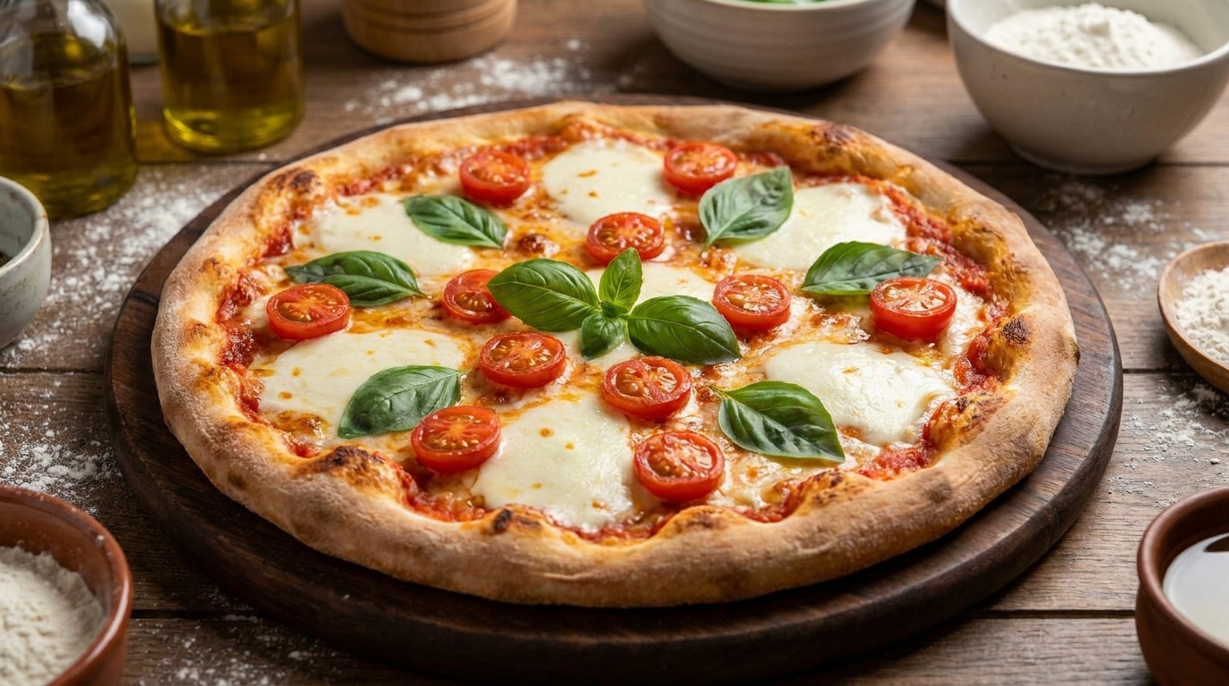 Pizza Classique à la Mozzarella di Bufala