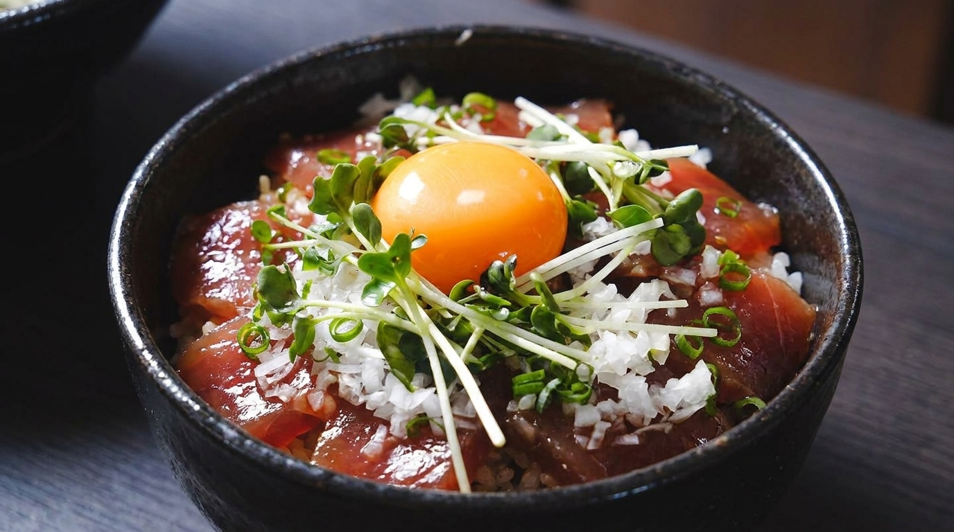 Bol de riz au thon mariné (Maguro Don)