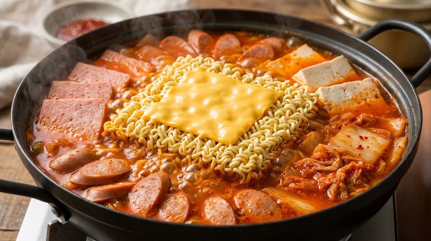 Ragoût de l'armée coréenne classique (Budae Jjigae)