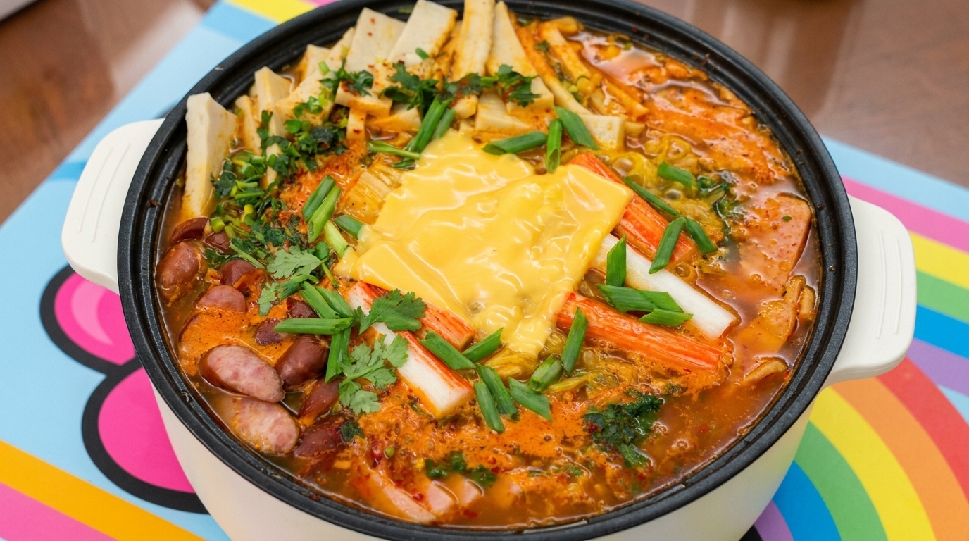 Le Classique Ragoût de l'Armée Coréenne (Budae Jjigae)