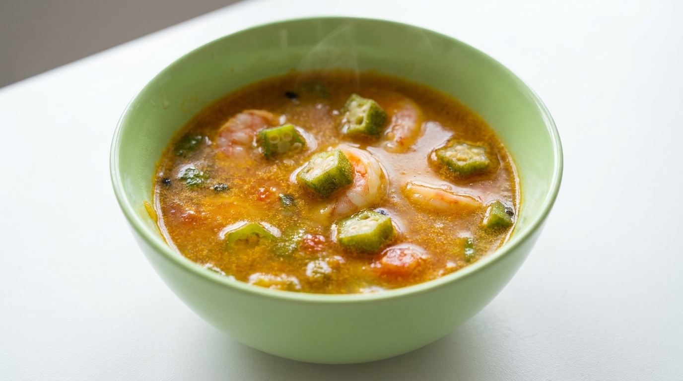 Soupe de Gombo Épicée du Désert (Recette Stardew Valley)