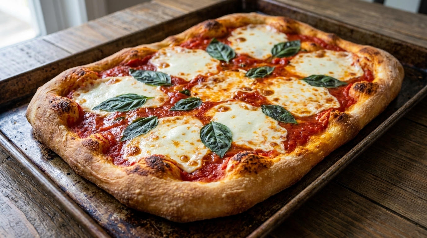 Pizza Margherita Maison Facile (Style Italien)