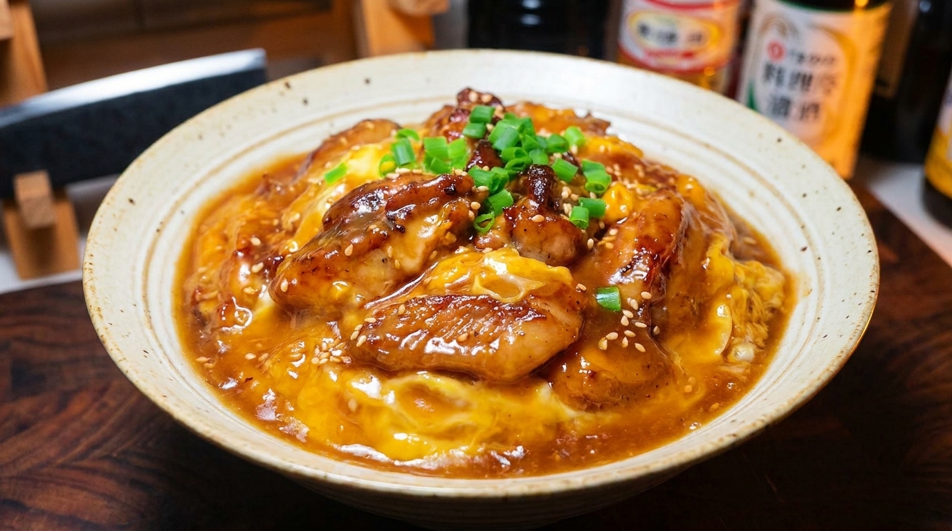 Oyakodon Japonais : Le Bol de Poulet et d’Œufs Fondant