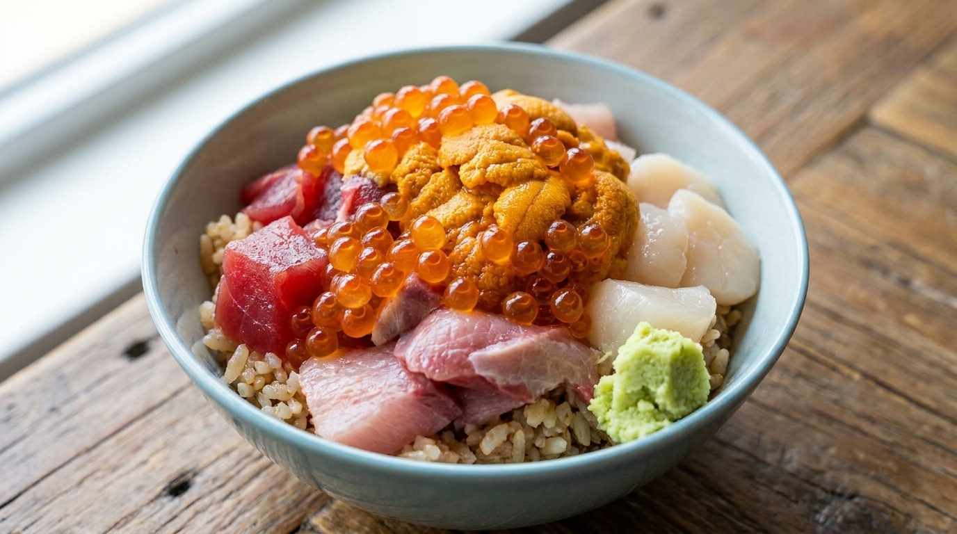 Kaisen Don Authentique (Bol de Fruits de Mer Japonais)