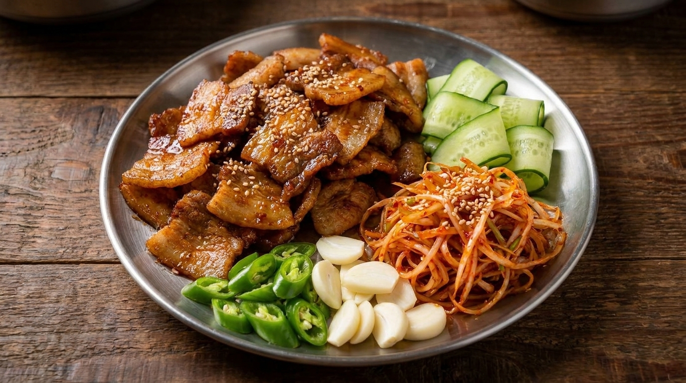 Poitrine de Porc Marinée et Grillée (Dwaeji Bulgogi)