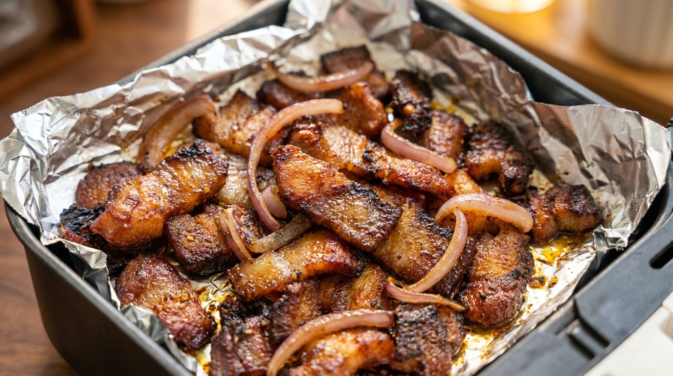 Poitrine de porc croustillante à la coréenne au Air Fryer (Samgyeopsal-gui)