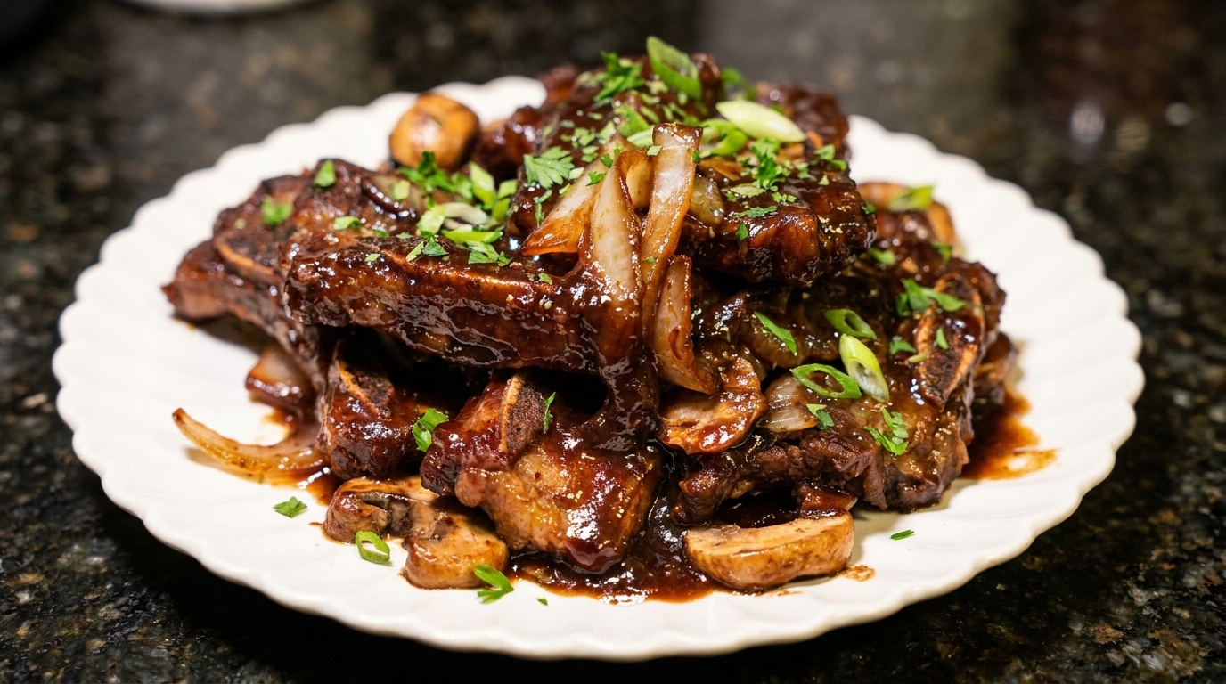 Travers de bœuf BBQ coréen (Galbi) faciles en 20 minutes