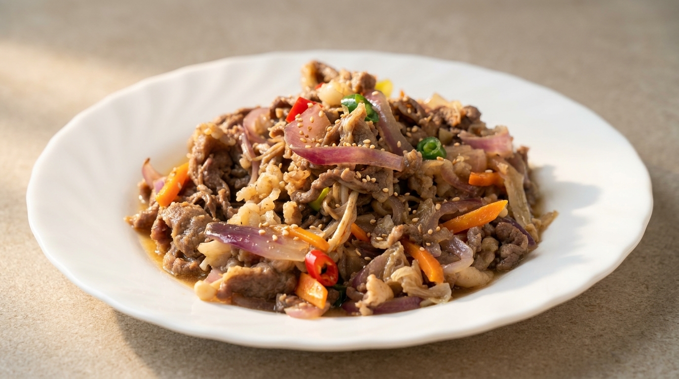 Bulgogi de Bœuf Coréen Authentique (Bœuf Mariné Grillé)
