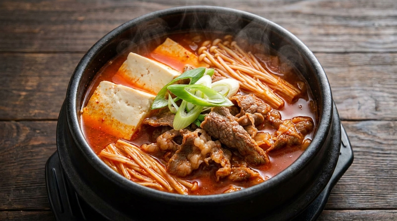 Ragoût de Kimchi au Bœuf (Kimchi-jjigae)