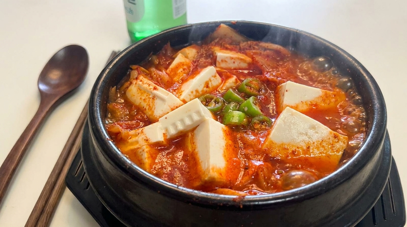Ragoût de kimchi au thon coréen facile (Chamchi Kimchi Jjigae)