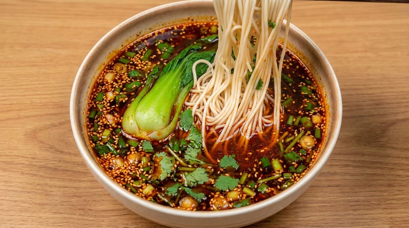 Nouilles Guizhou à la sauce relevée (Guizhou Zhanshui Mian)