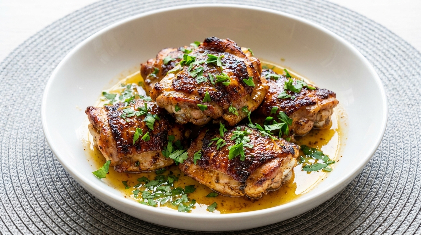 Hauts de cuisse de poulet cajun croustillants à la poêle