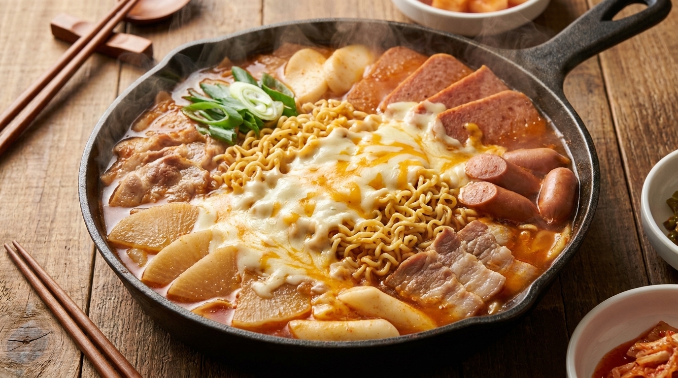 Budae Jjigae Simplifié (Ragoût de l'armée)