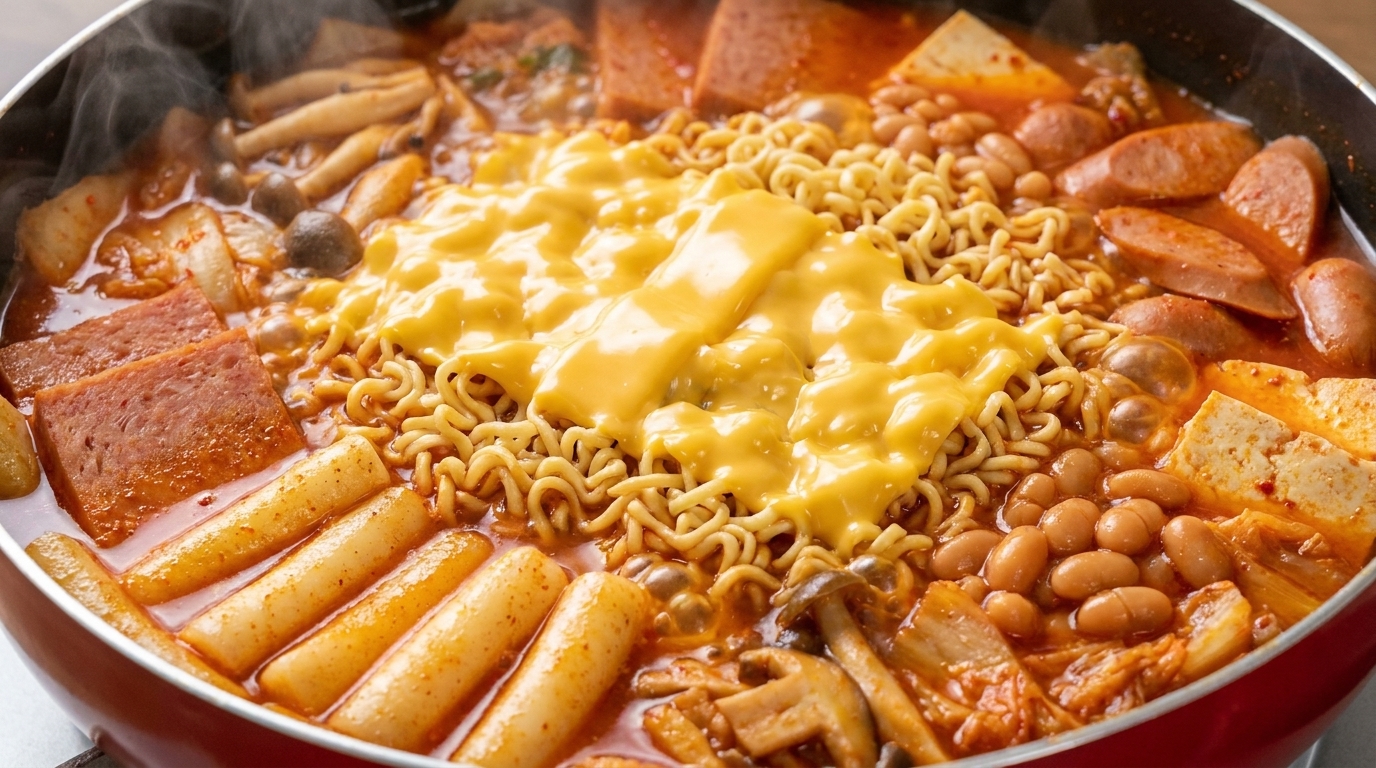 Budae Jjigae Classique (Ragoût de l'armée coréenne)