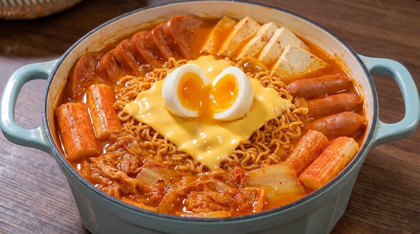Ragoût militaire coréen classique (Budae Jjigae)