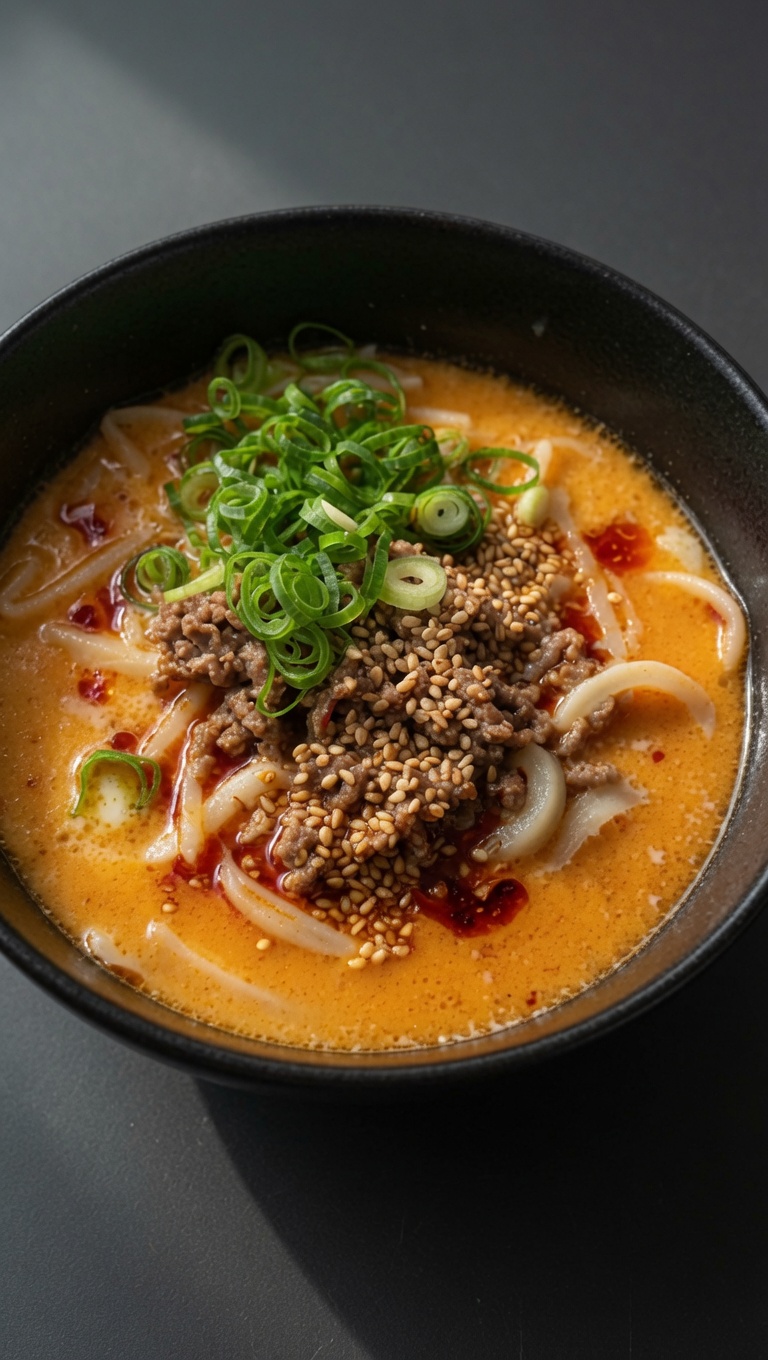 Miso Tantan Udon : Rapide et Crémeux
