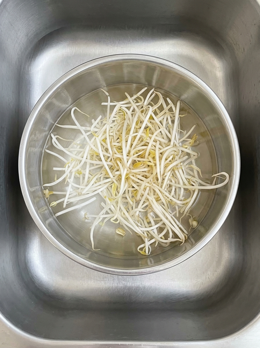 Fécule de maïs saupoudrée sur la viande hachée assaisonnée.