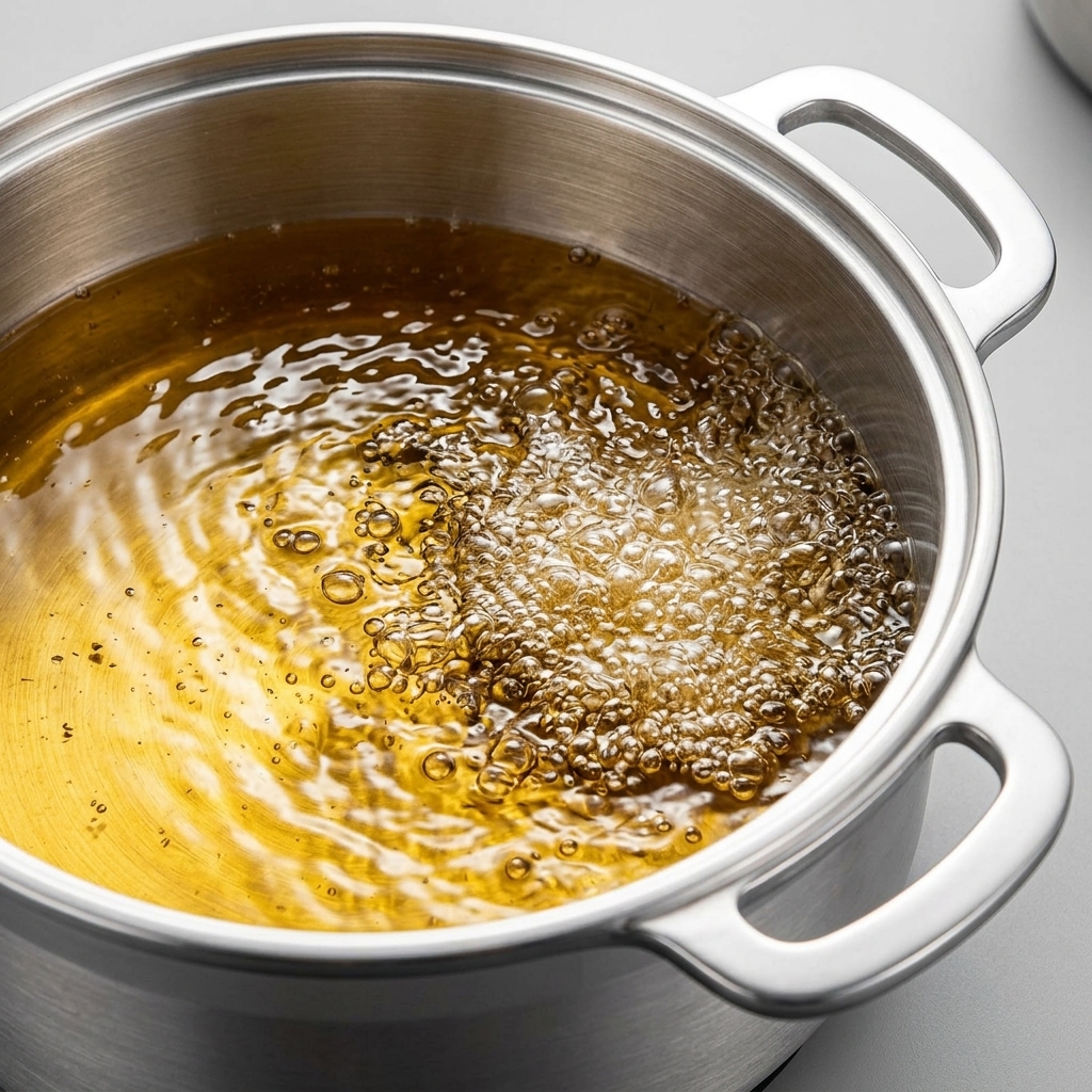 Morceaux de poulet pressés dans le mélange de farine pour une couverture complète.