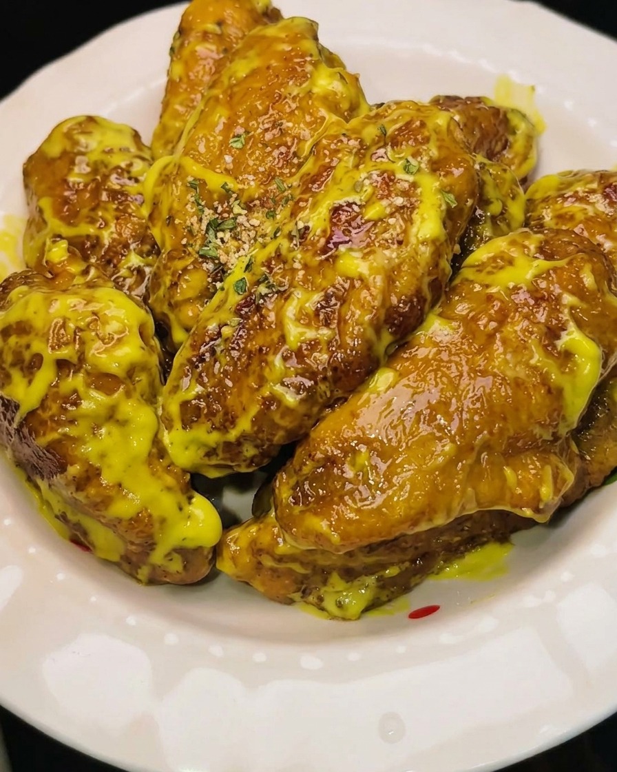 Ailes de poulet replongées dans lhuile chaude pour une seconde friture rapide afin daugmenter le croustillant.