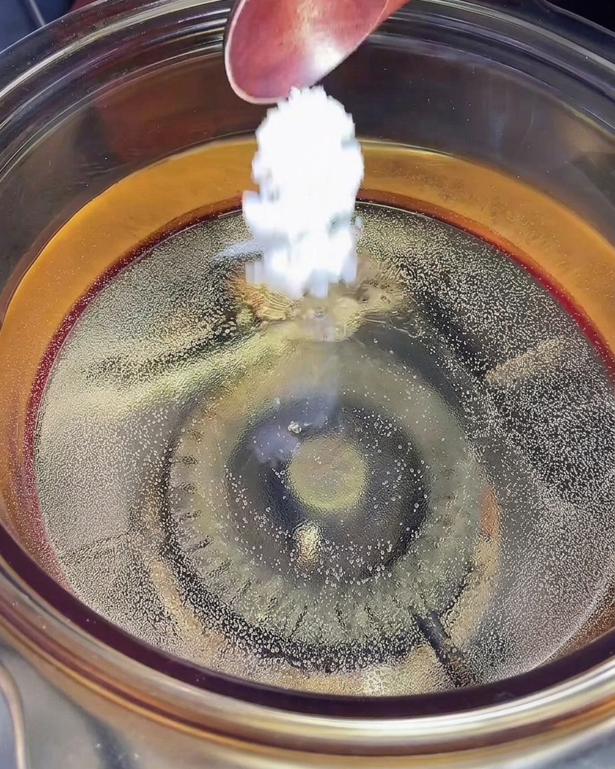 Pâtes plongées dans une casserole deau bouillante salée.