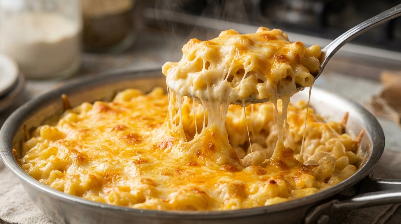 Macaroni au Fromage à l'Américaine au Four