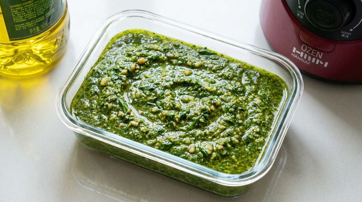 Sauce Pesto au Basilic Frais Maison