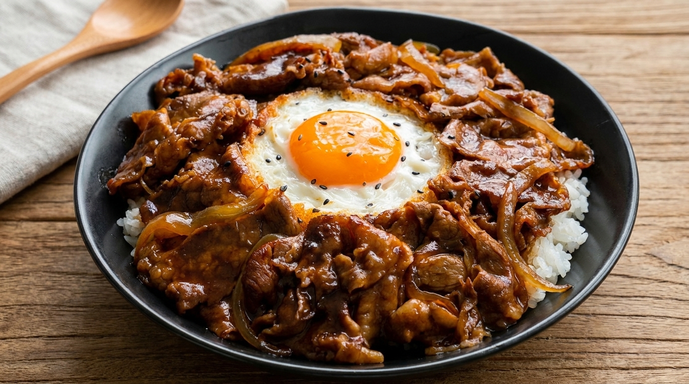 Gyudon Classique Maison (Bol de Bœuf Japonais)