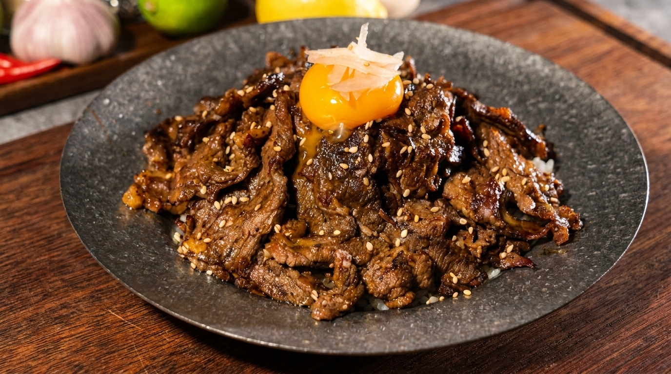 Bol de bœuf japonais (Gyudon)