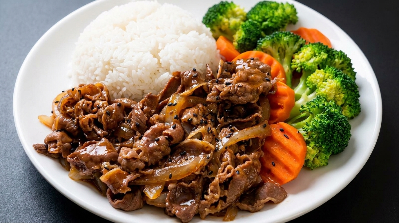 Bol de bœuf teriyaki maison facile