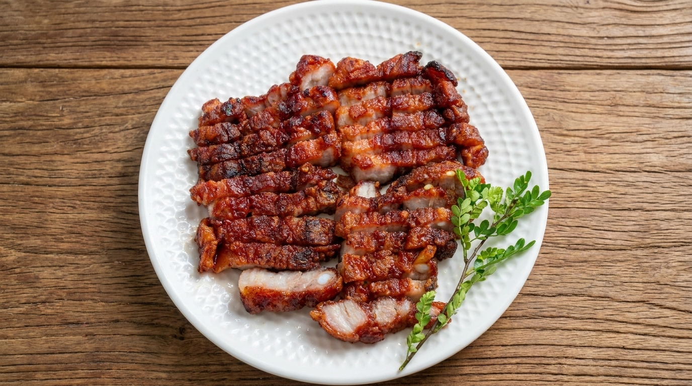 Poitrine de porc croustillante au tofu fermenté