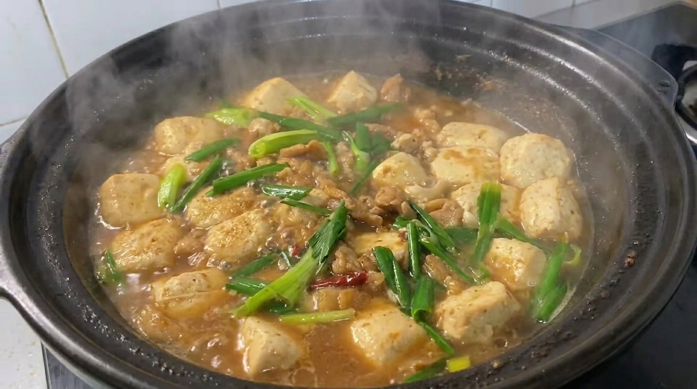 Tofu puant braisé au porc