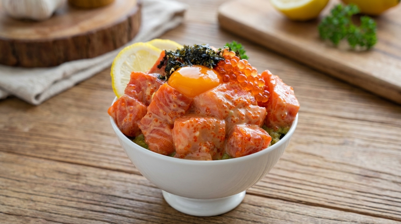 Poke Bowl au Saumon et à l'Avocat