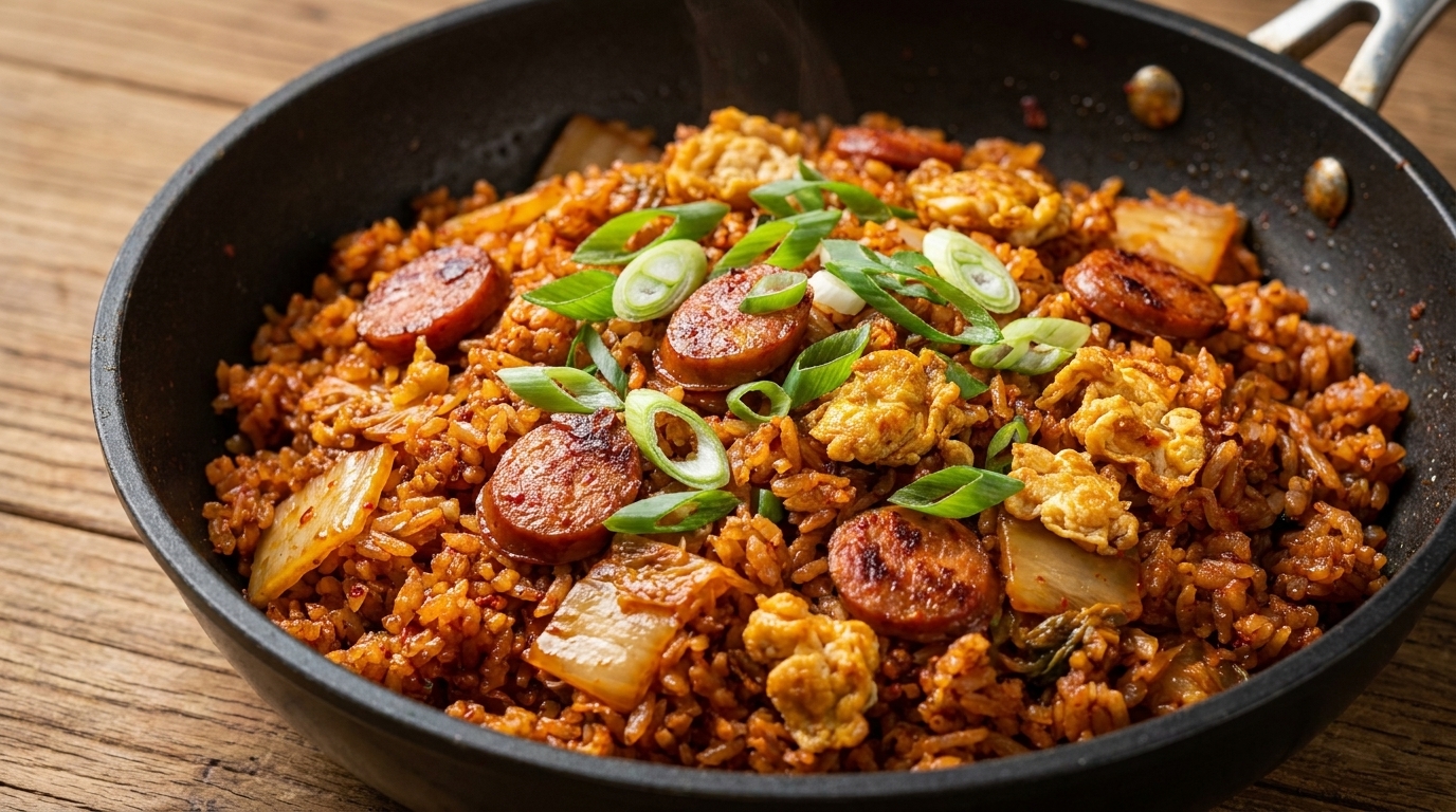 Riz sauté au kimchi façon "boyfriend-style"