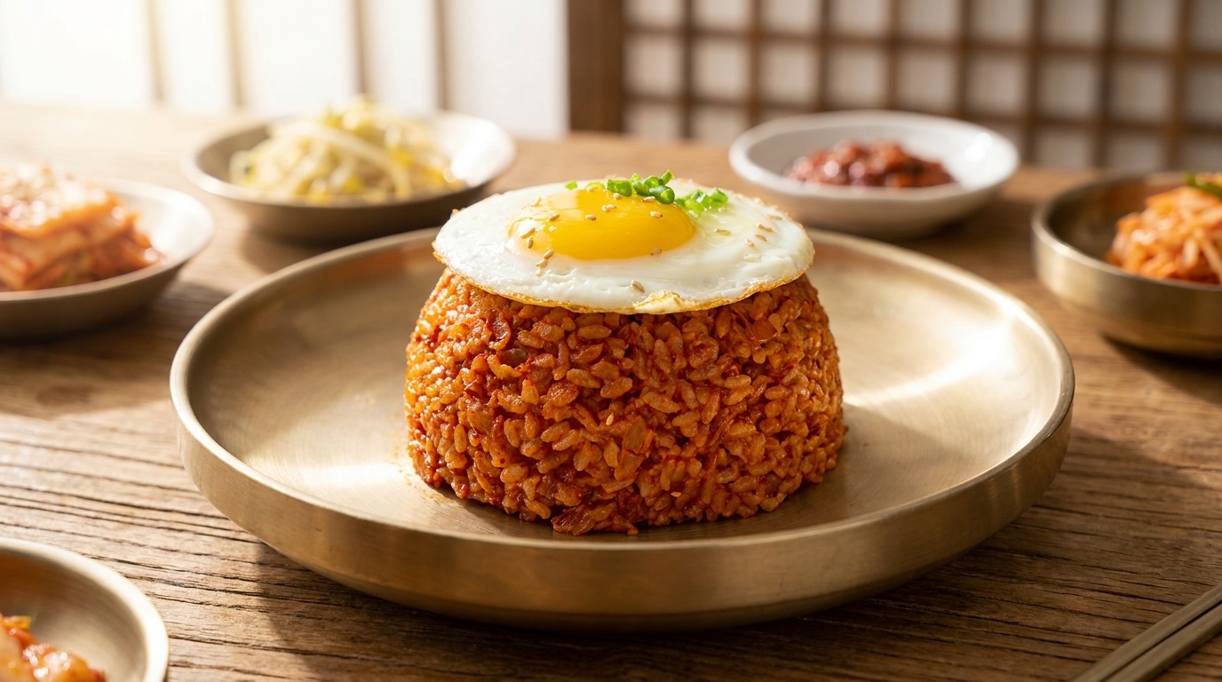 Riz sauté au kimchi coréen classique (Kimchi Bokkeumbap)