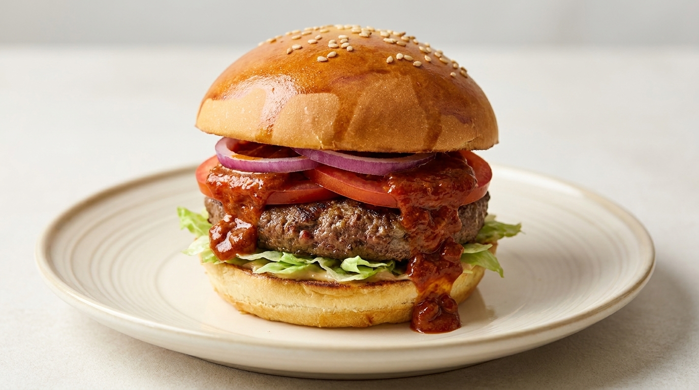 Burger épicé façon Xinjiang