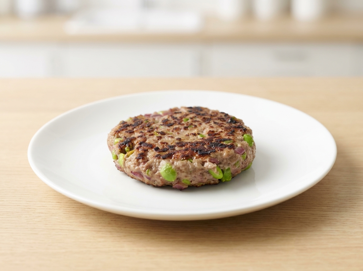 Une noisette de beurre fondant sur un steak doré dans une poêle.