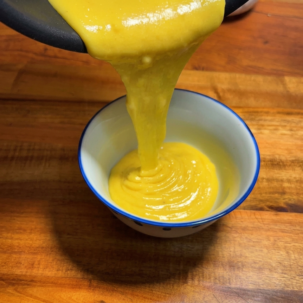 Des morceaux doignon vert et du zeste de yuzu frits dans de lhuile chaude dans une poêle, devenant légèrement carbonisés et aromatiques.