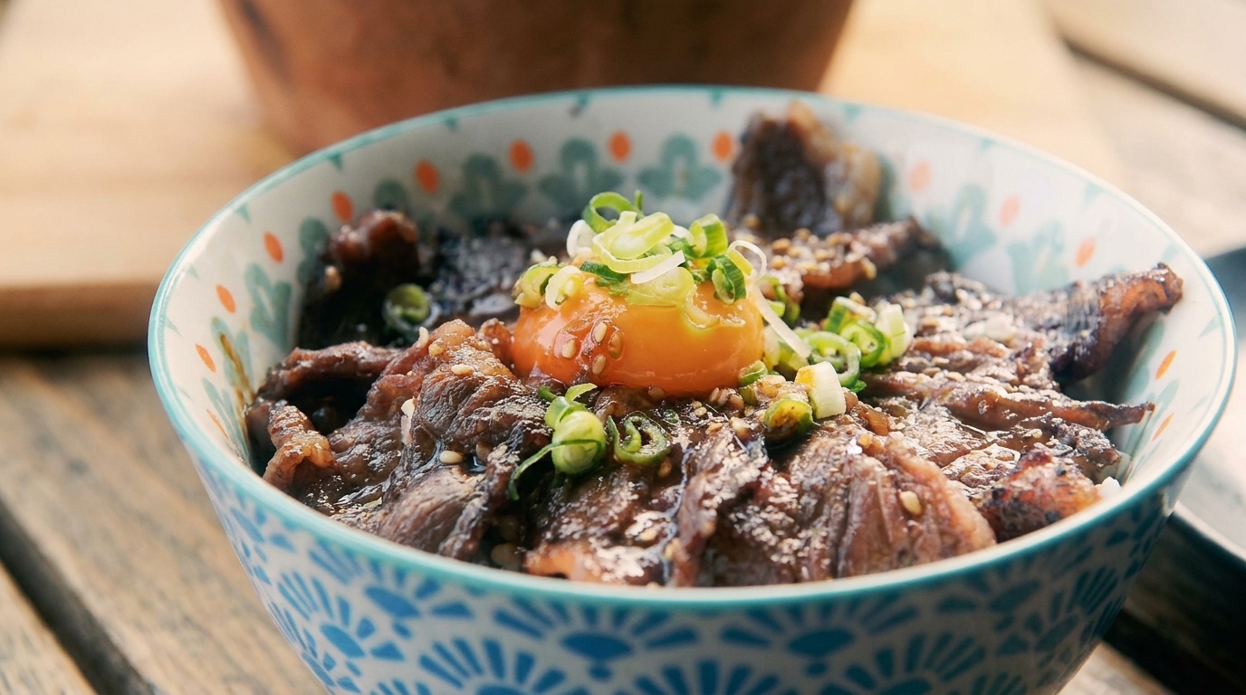 Bol de bœuf Yakiniku (Yakiniku Don)