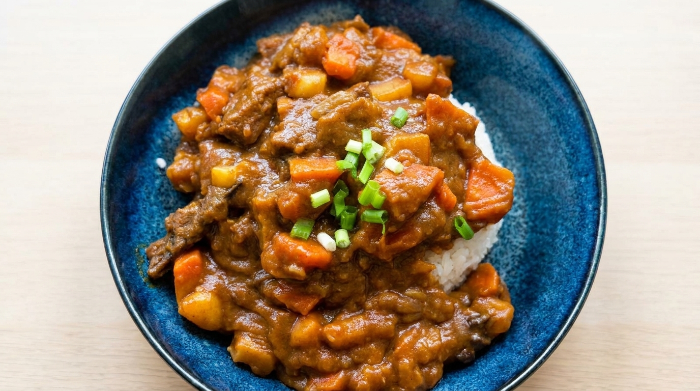 Curry de Bœuf Japonais Riche et Savoureux