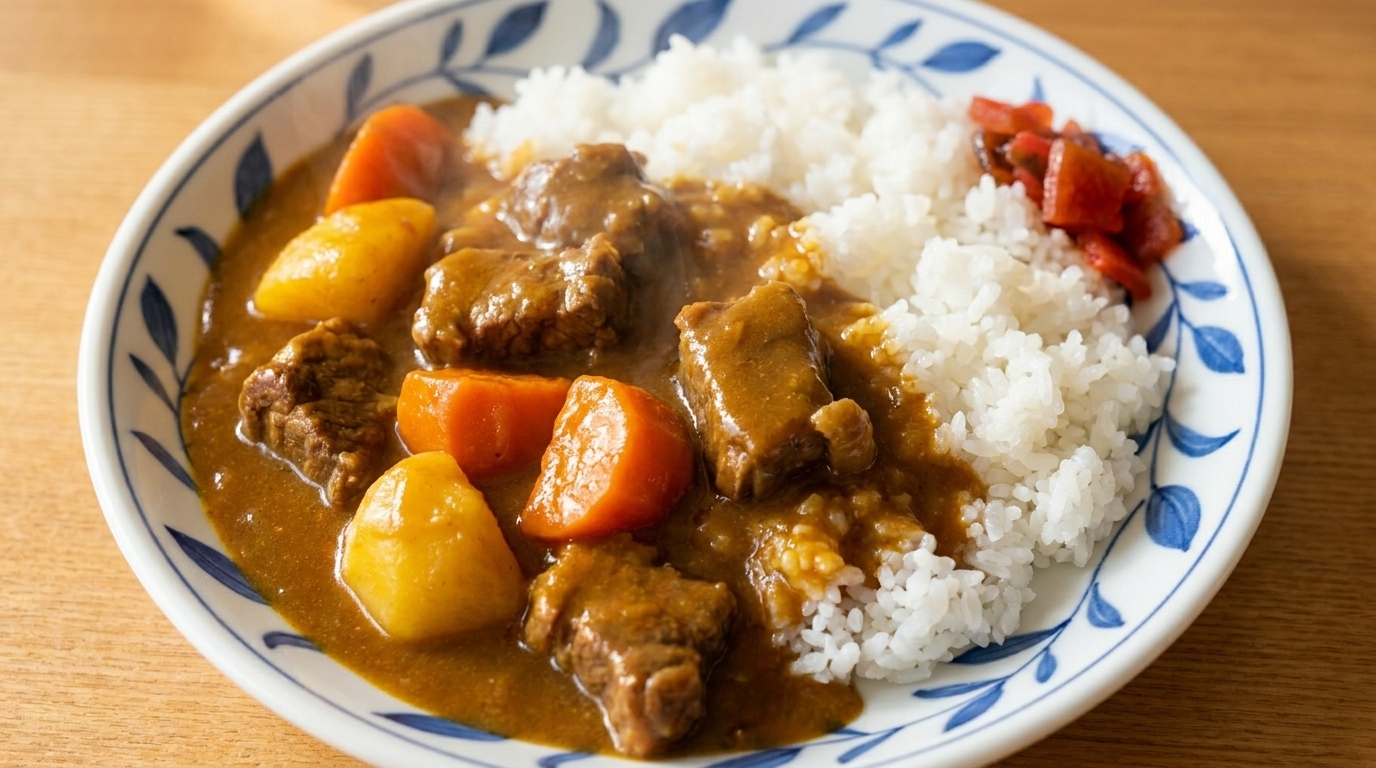 Curry de bœuf japonais (Kare Raisu) maison