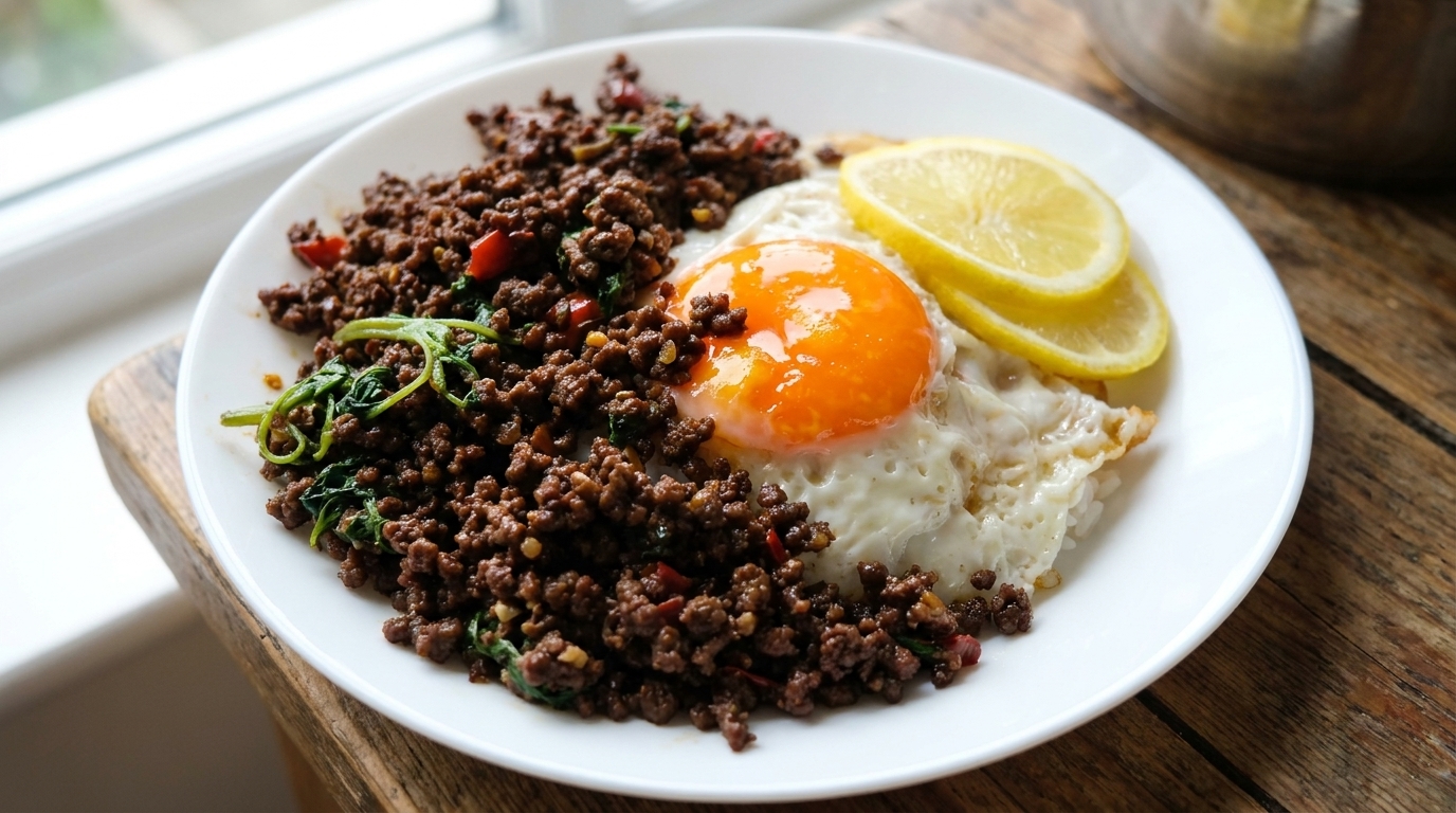 Bœuf au Basilic Thaï (Pad Krapow)