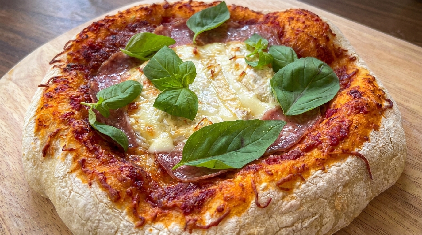 Pizza crémeuse au Taleggio