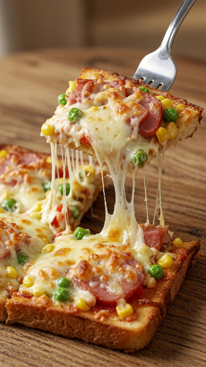 Pizza Toast express à l'Air Fryer